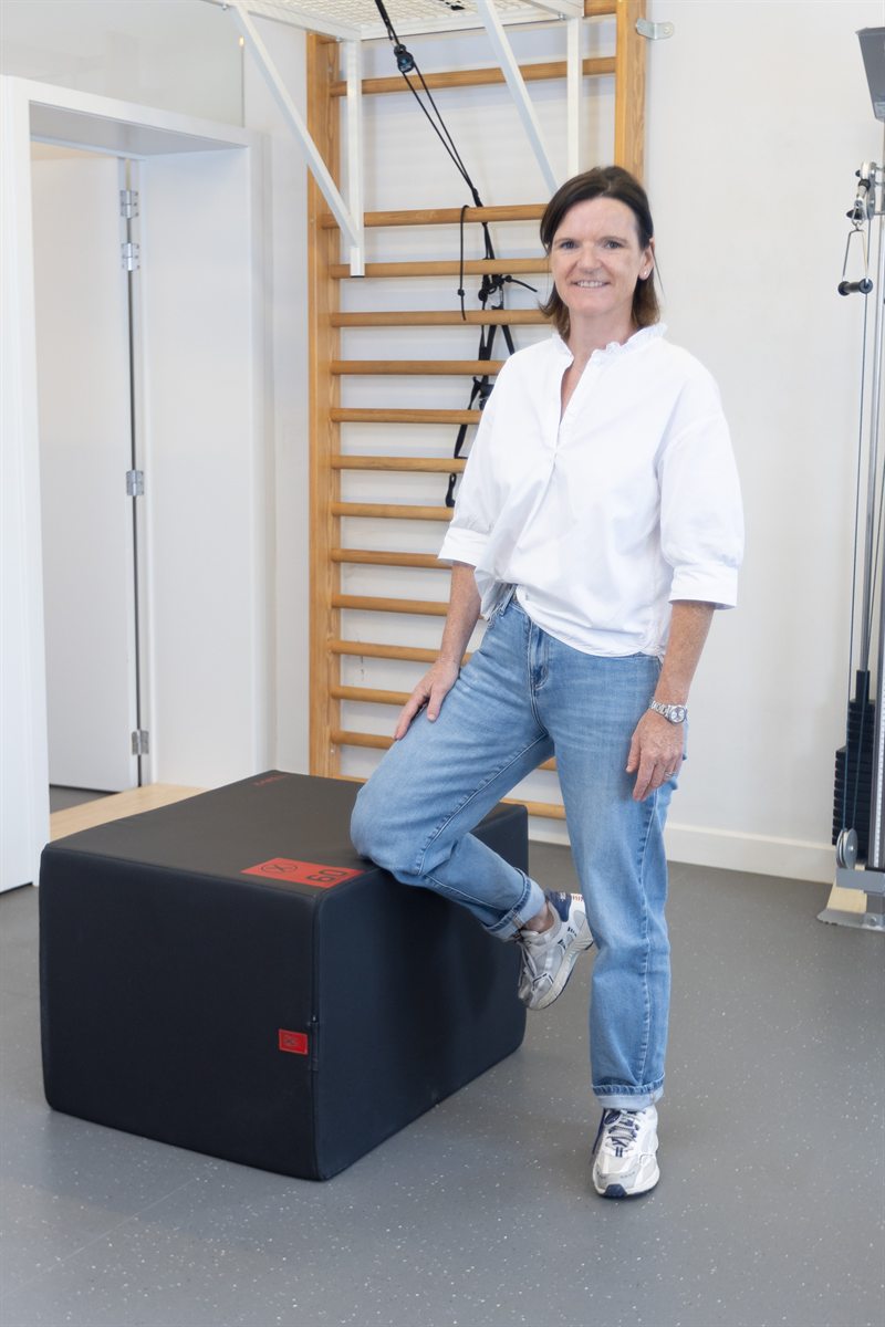 Barbara, kinesitherapeute bij Het Beweegateljee